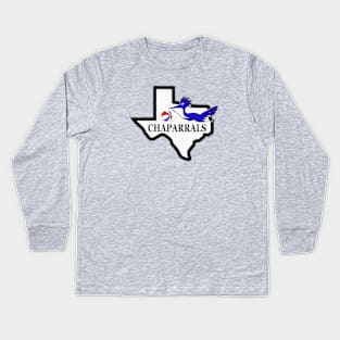 DEFUNCT - DALLAS CHAPPARALS Kids Long Sleeve T-Shirt